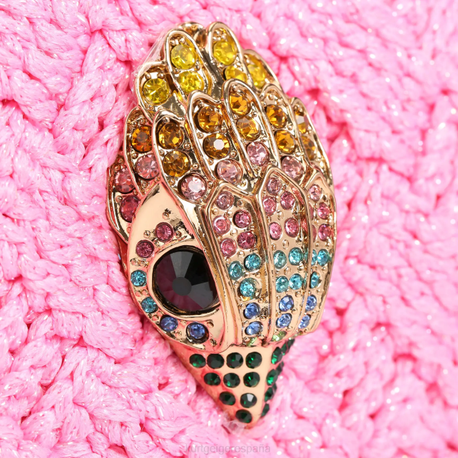 Kurt Geiger mujer londres crochet kensington 2LPR44 | bolsas rosa